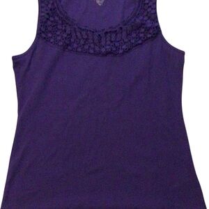 Chicos  Purple Sleeveless Top Size 2